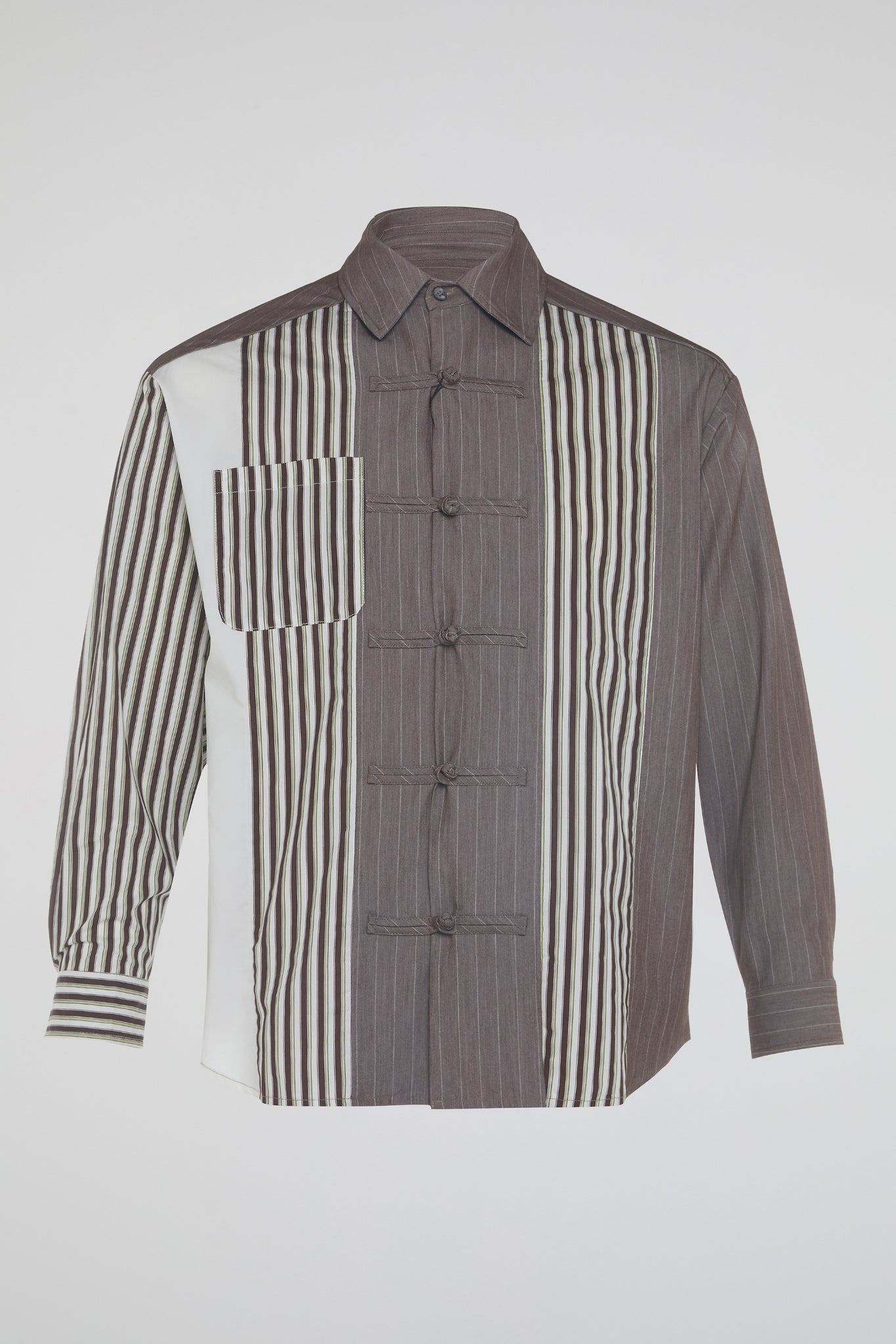 Dumist Patchwork Paneled Shirt