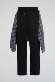 Layered Flannel Hybrid Pants
