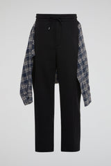 Layered Flannel Hybrid Pants