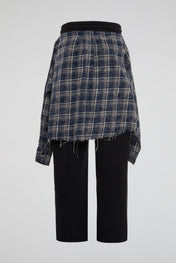 Layered Flannel Hybrid Pants