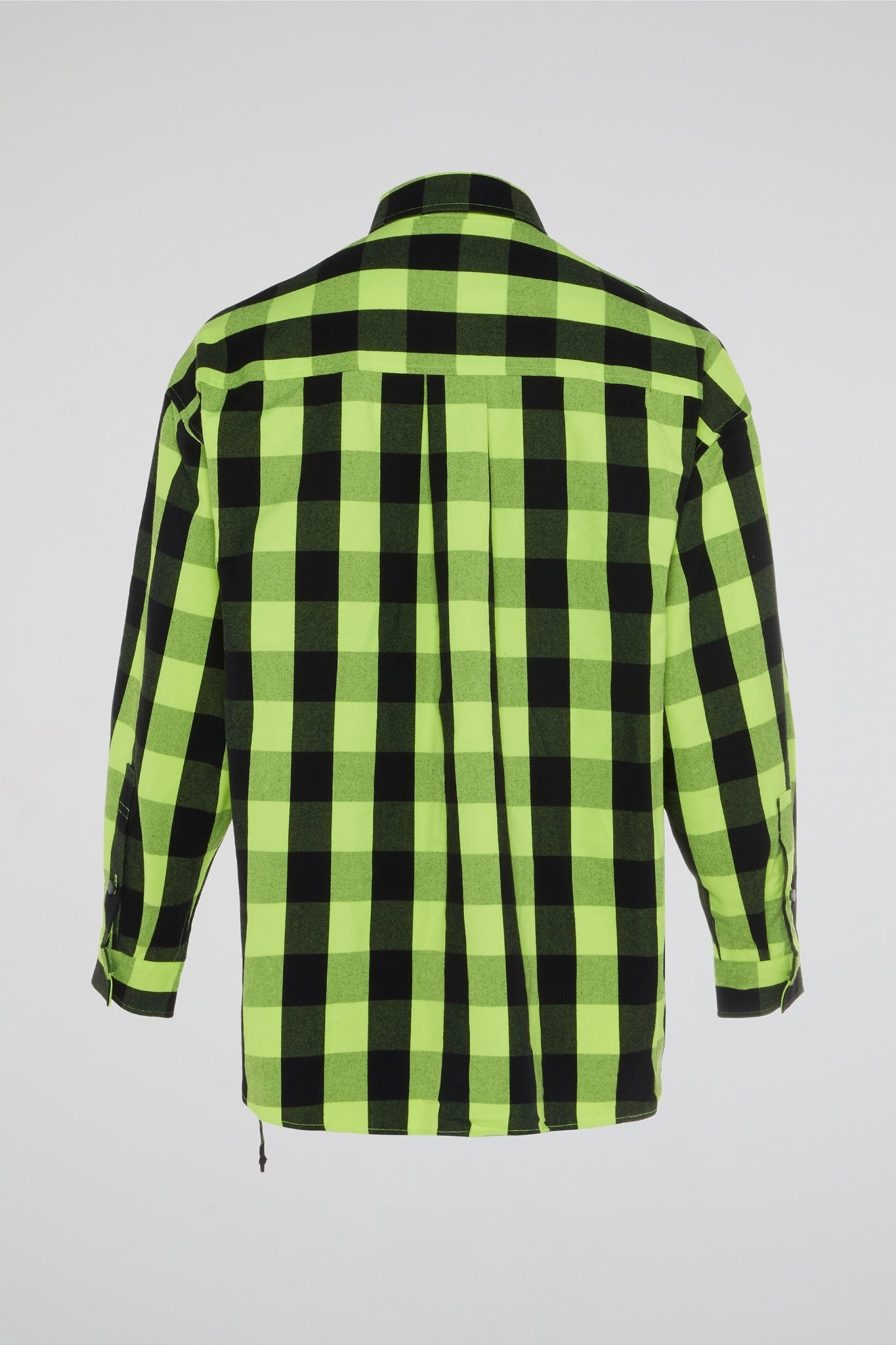 Neon Check Utility Shirt