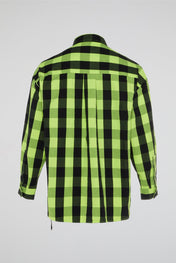Neon Check Utility Shirt