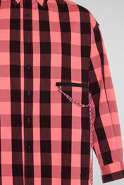 Pink Check Utility Shirt