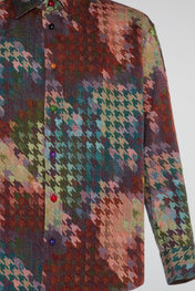 Blurred Rainbow Jacquard Shirt