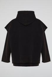 Raw Edge Layer Hoodie