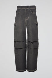 Washed Layered Utility Pants