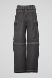 Washed Layered Utility Pants