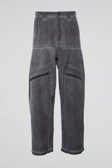Grey Faded Zipper pants