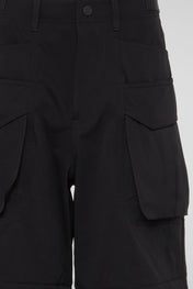 Black 3D Cargo Pants
