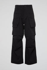 Black 3D Cargo Pants