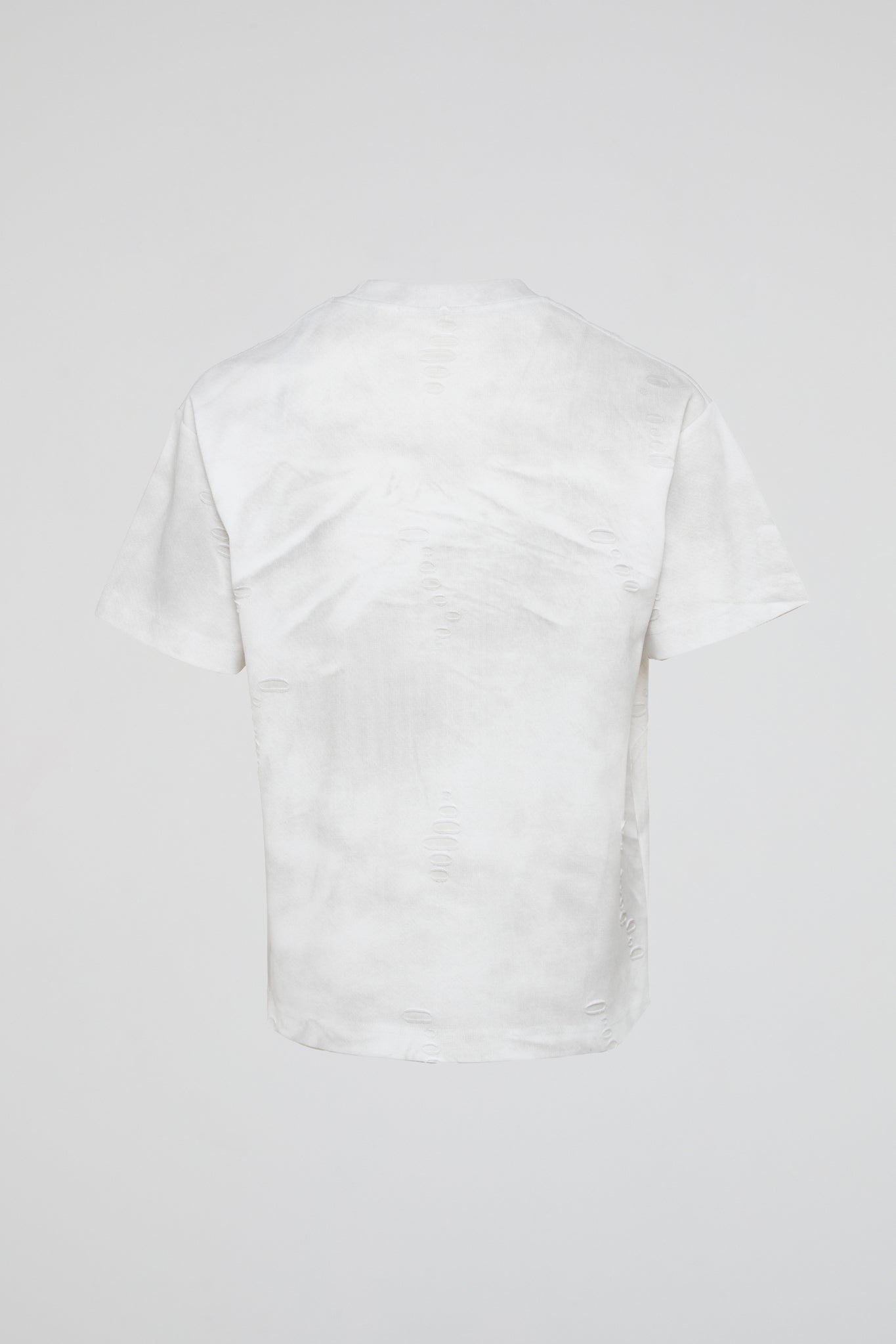 White Tie-Dye Studded T-Shirt