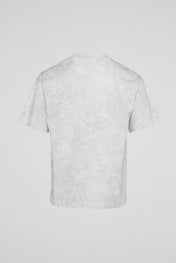 Stone Wash White Studded T-Shirt
