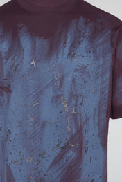 Burgundy Flame Graphic T-Shirt