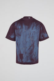 Burgundy Flame Graphic T-Shirt