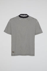 Dumist Distressed Striped T-Shirt