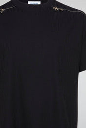 Zipper Detail T-Shirt