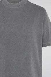 DUMIST Washed Raw Edge Essential Tee