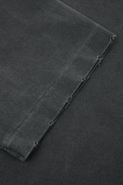 DUMIST Washed Raw Edge Essential Tee