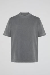 DUMIST Washed Raw Edge Essential Tee