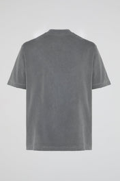 DUMIST Washed Raw Edge Essential Tee