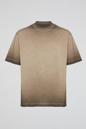 DUMIST Washed Raw Edge Essential Tee