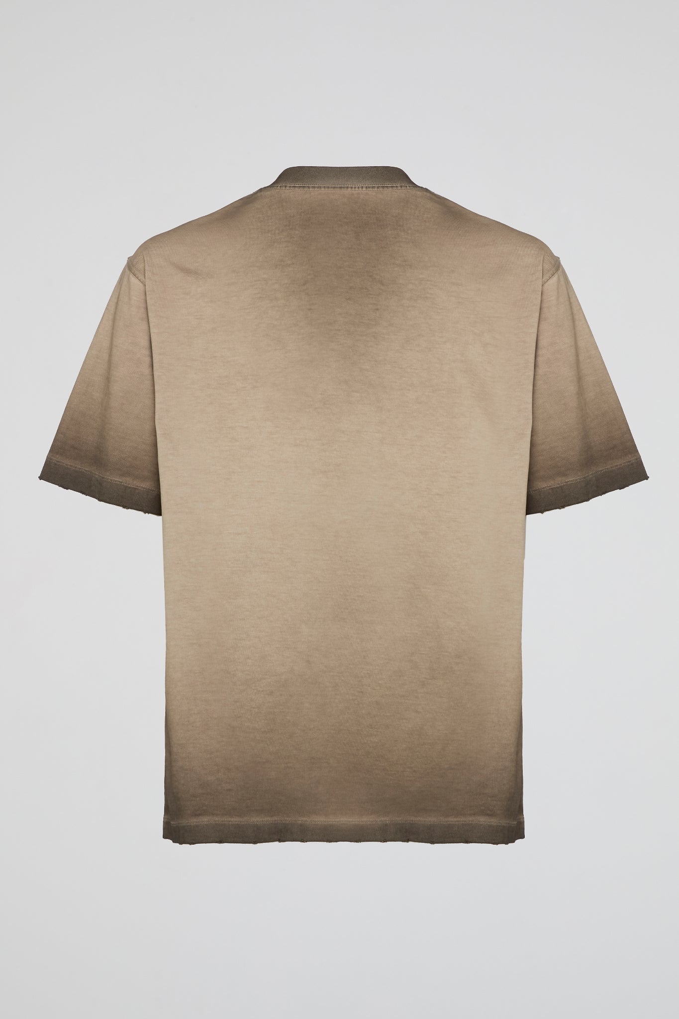 DUMIST Washed Raw Edge Essential Tee