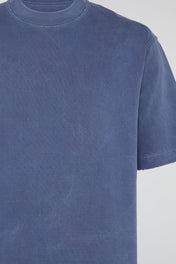 DUMIST Washed Raw Edge Essential Tee