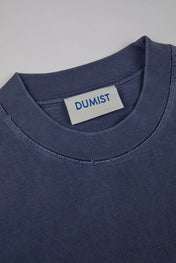 DUMIST Washed Raw Edge Essential Tee