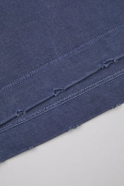Washed Raw Edge Essential Tee