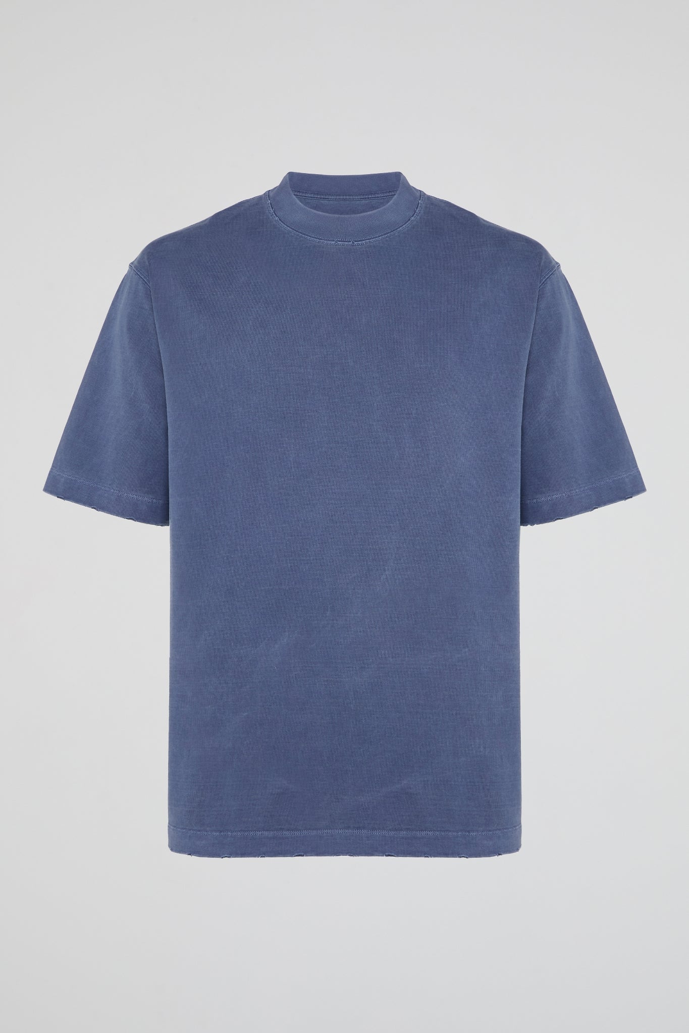 DUMIST Washed Raw Edge Essential Tee