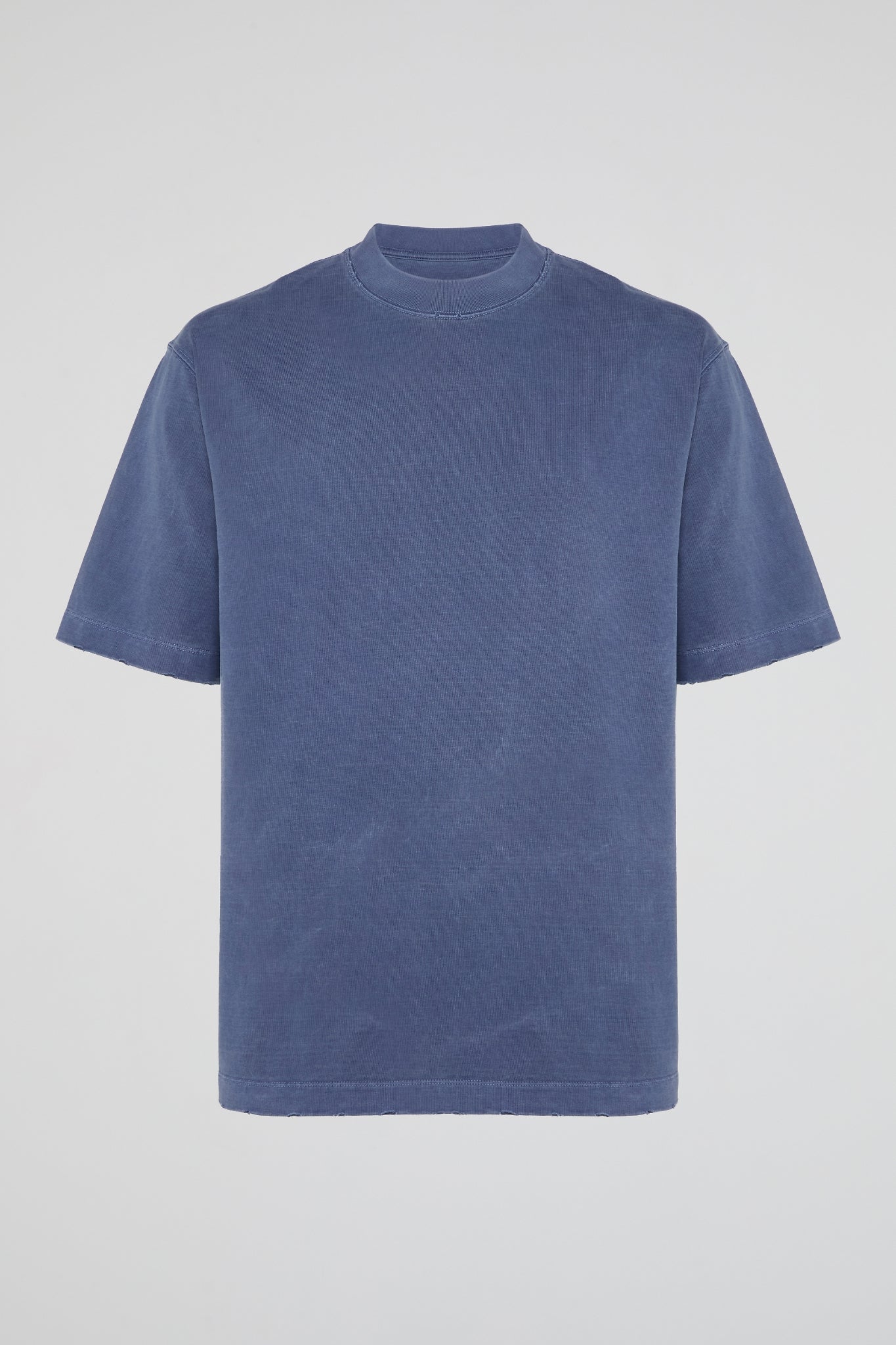 DUMIST Washed Raw Edge Essential Tee