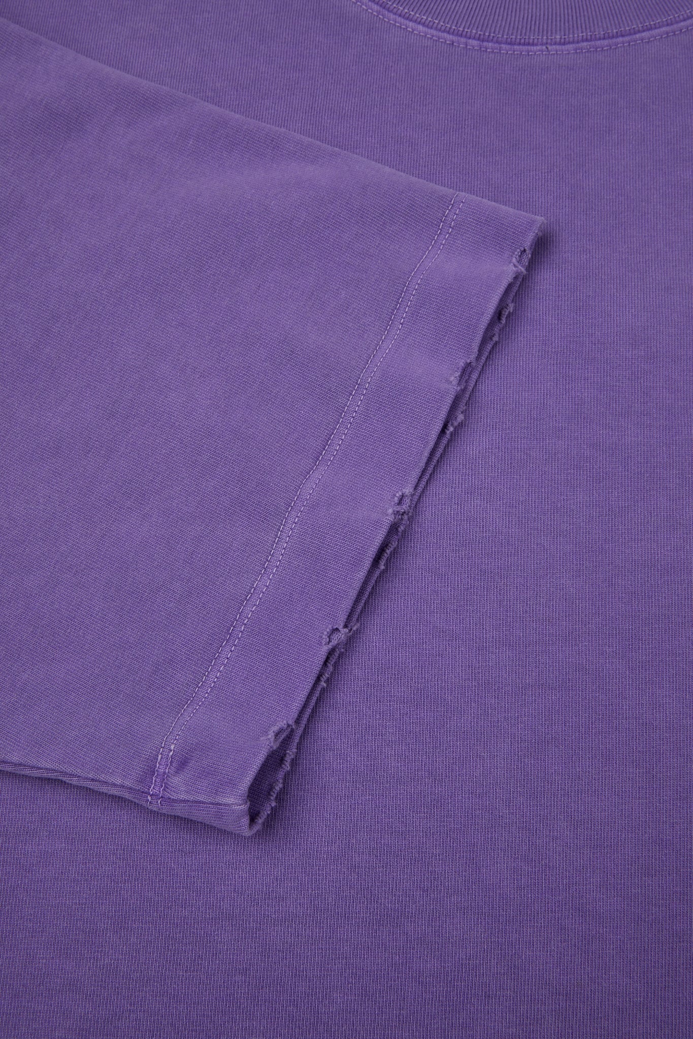 Washed Raw Edge Essential Tee
