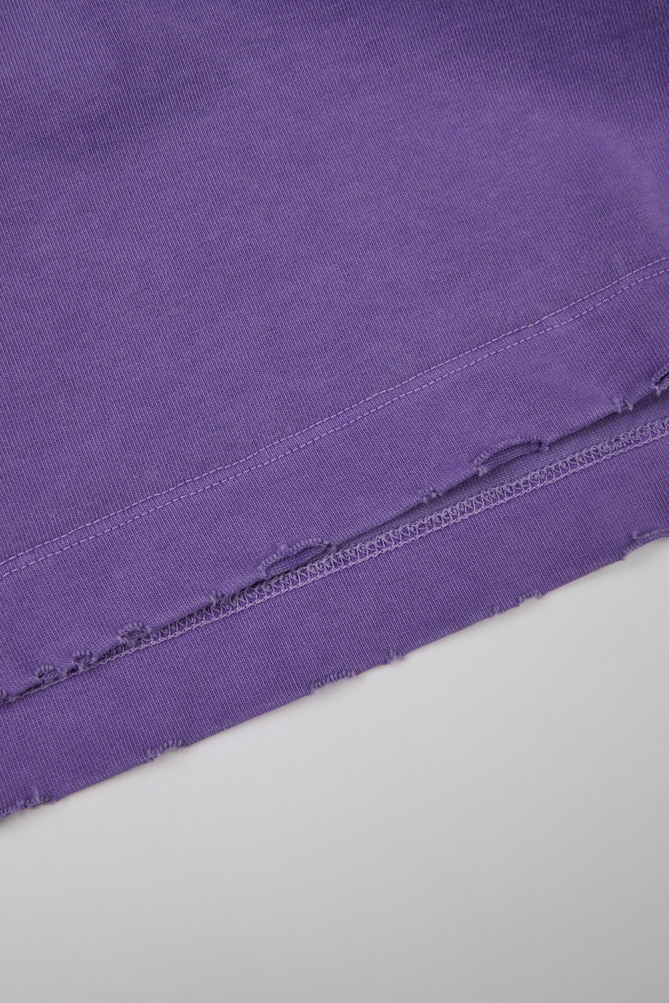 Washed Raw Edge Essential Tee