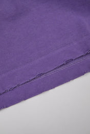 Washed Raw Edge Essential Tee