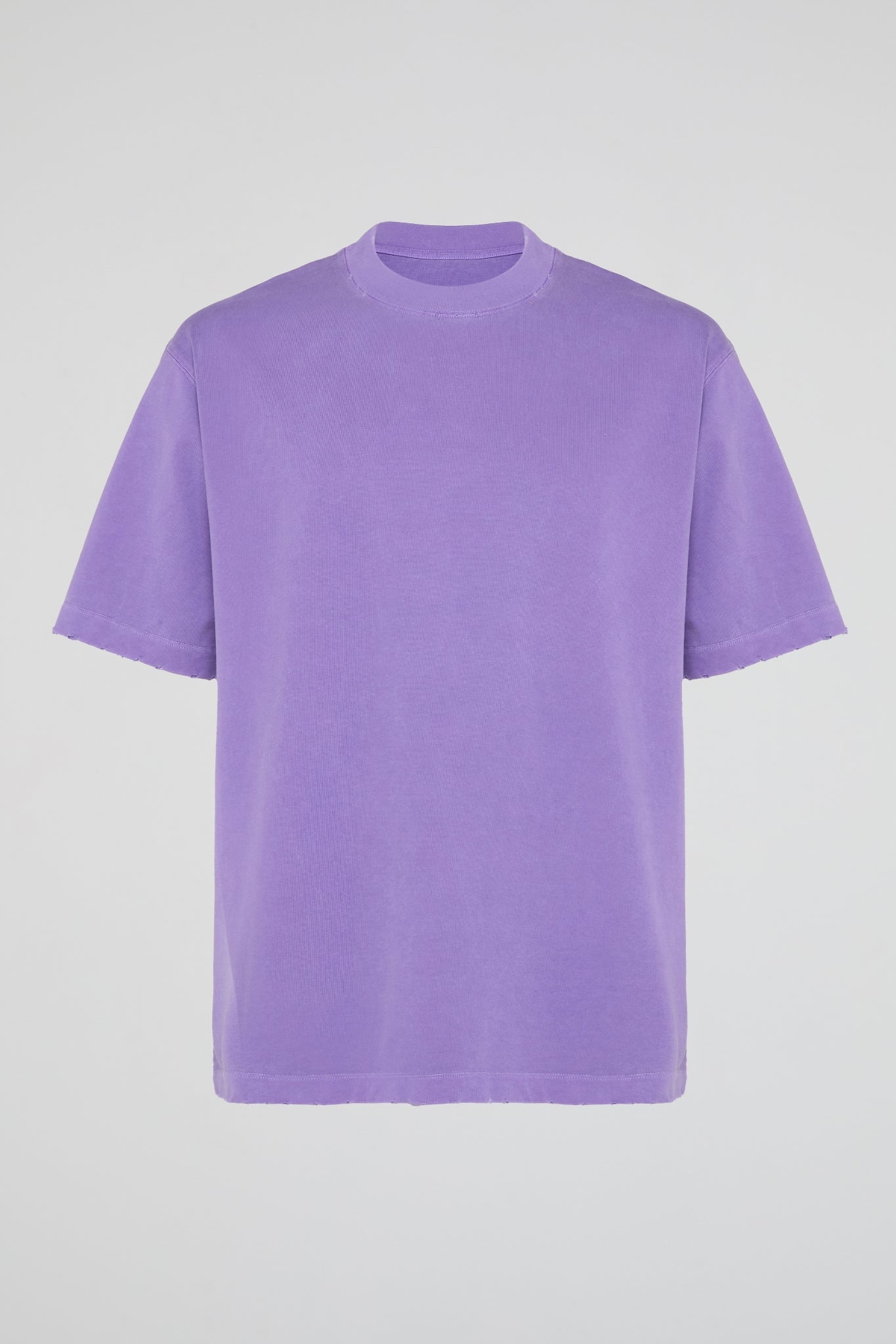 DUMIST Washed Raw Edge Essential Tee
