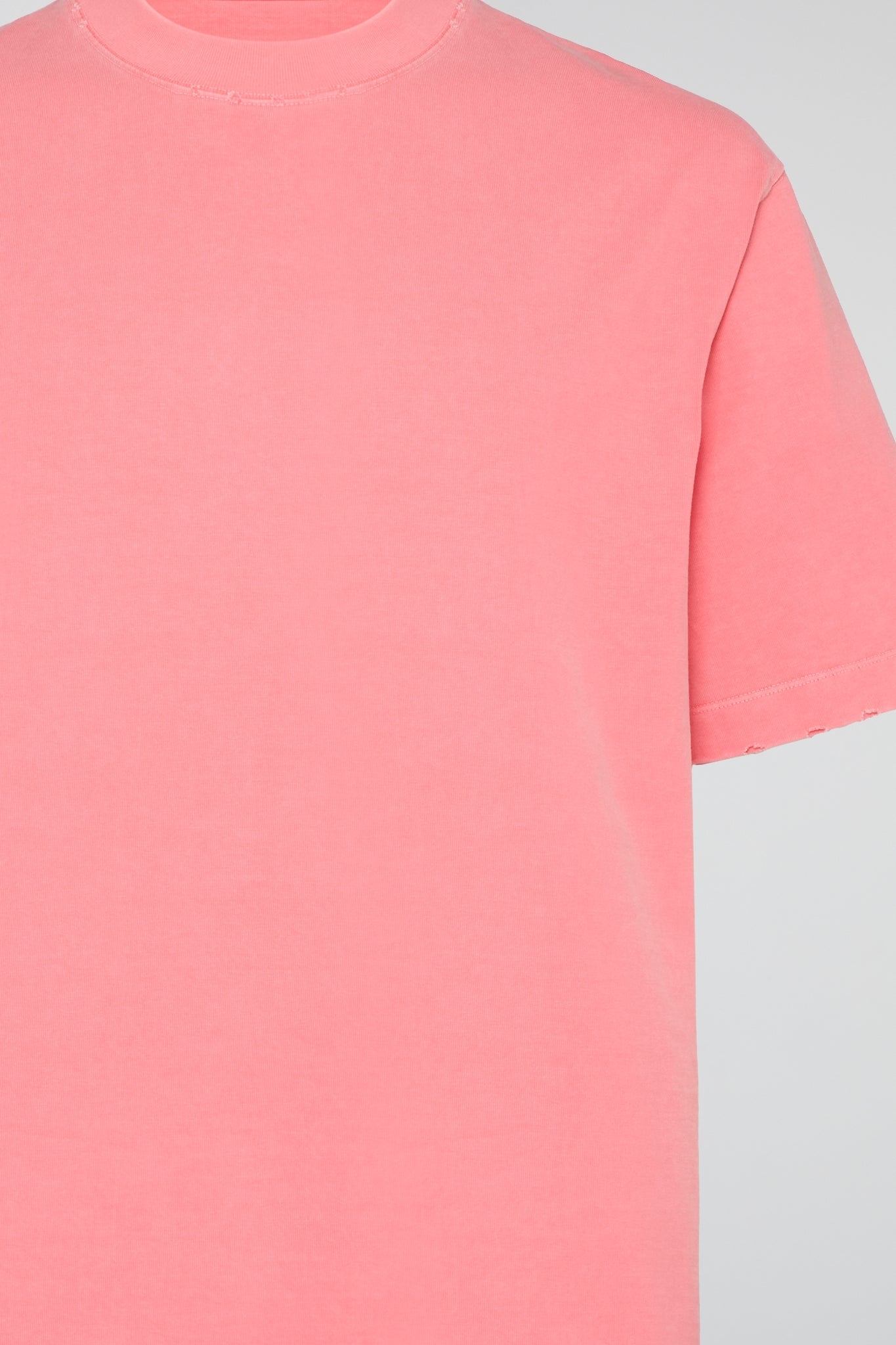 DUMIST Washed Raw Edge Essential Tee