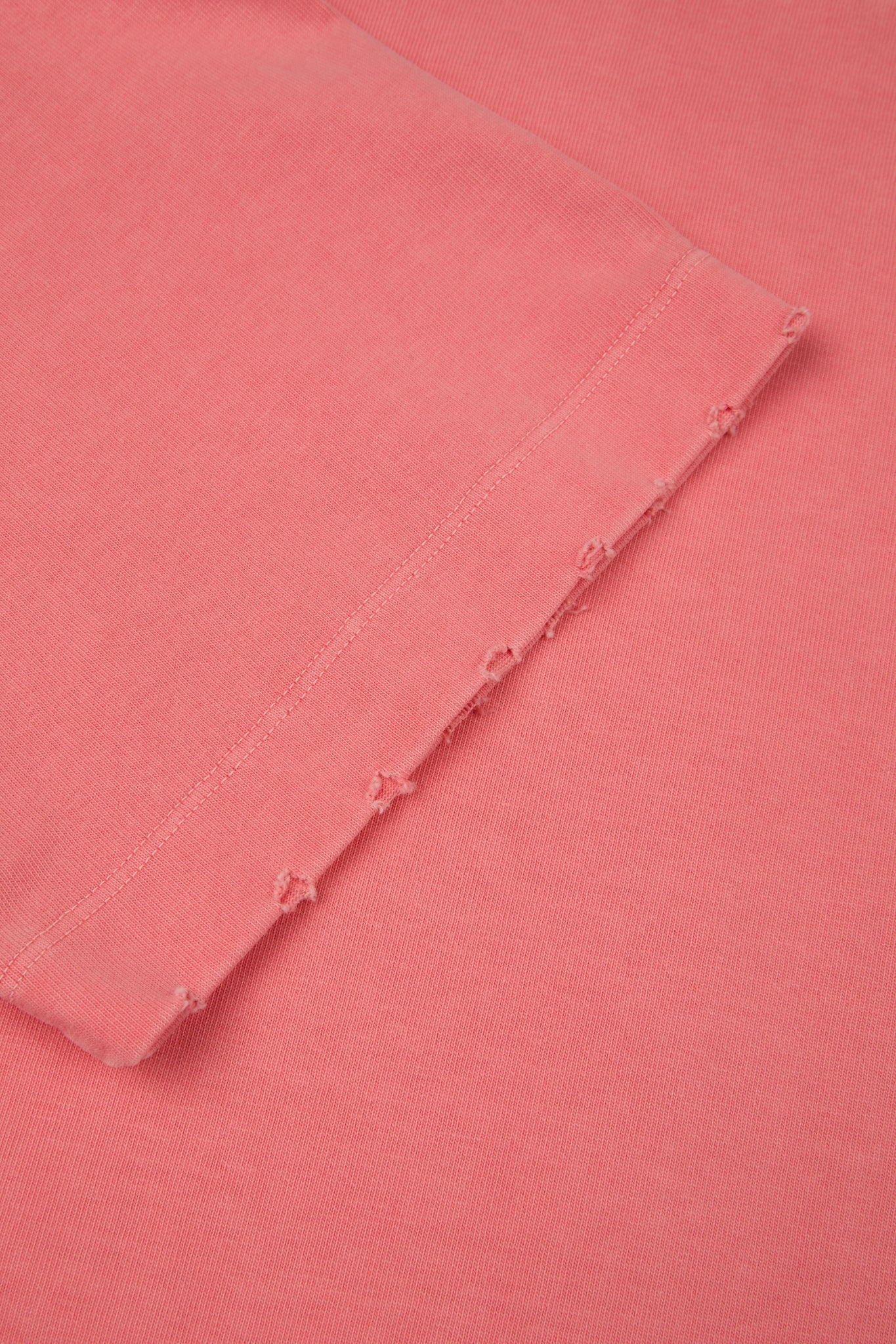 DUMIST Washed Raw Edge Essential Tee