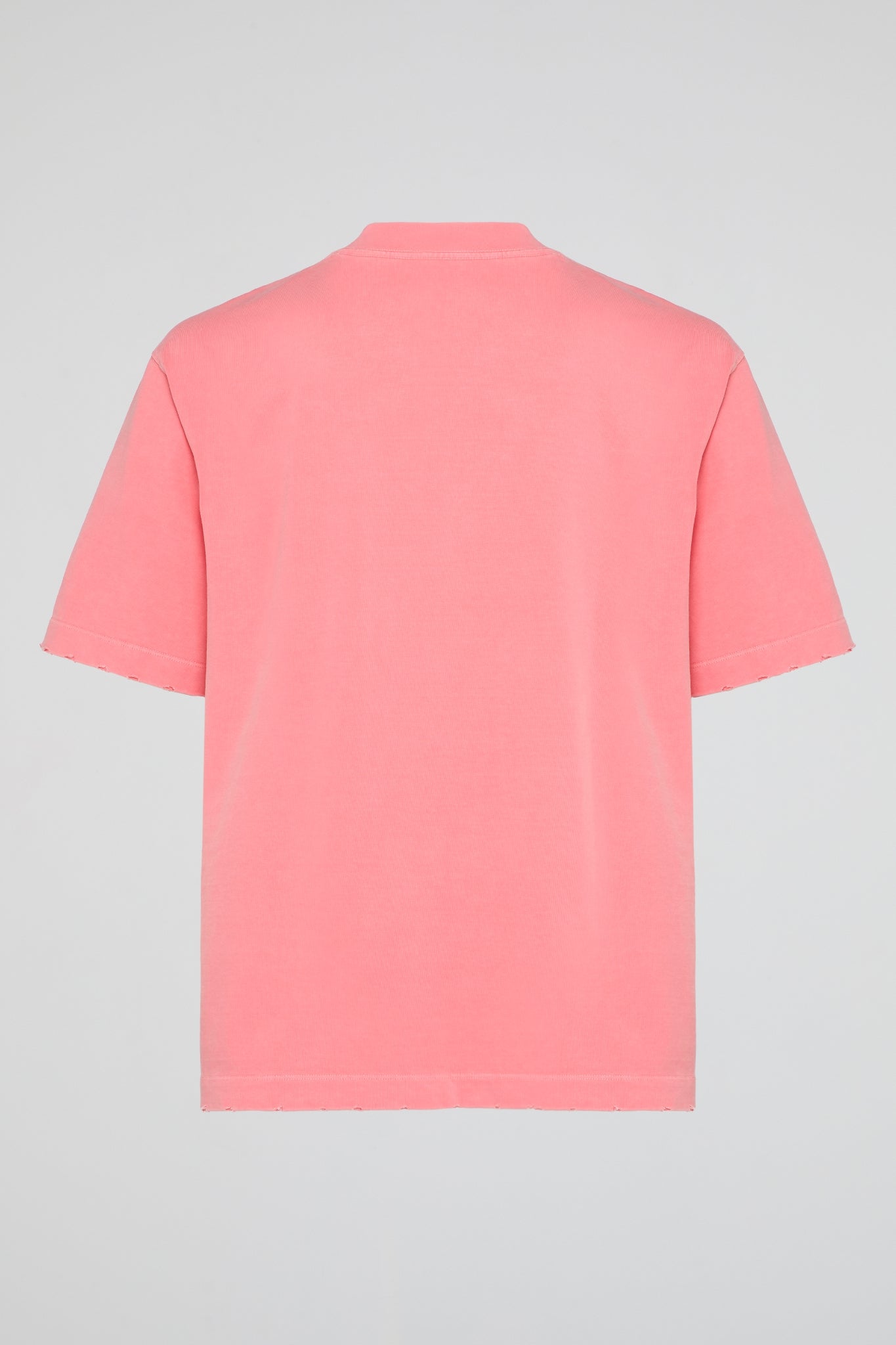 DUMIST Washed Raw Edge Essential Tee