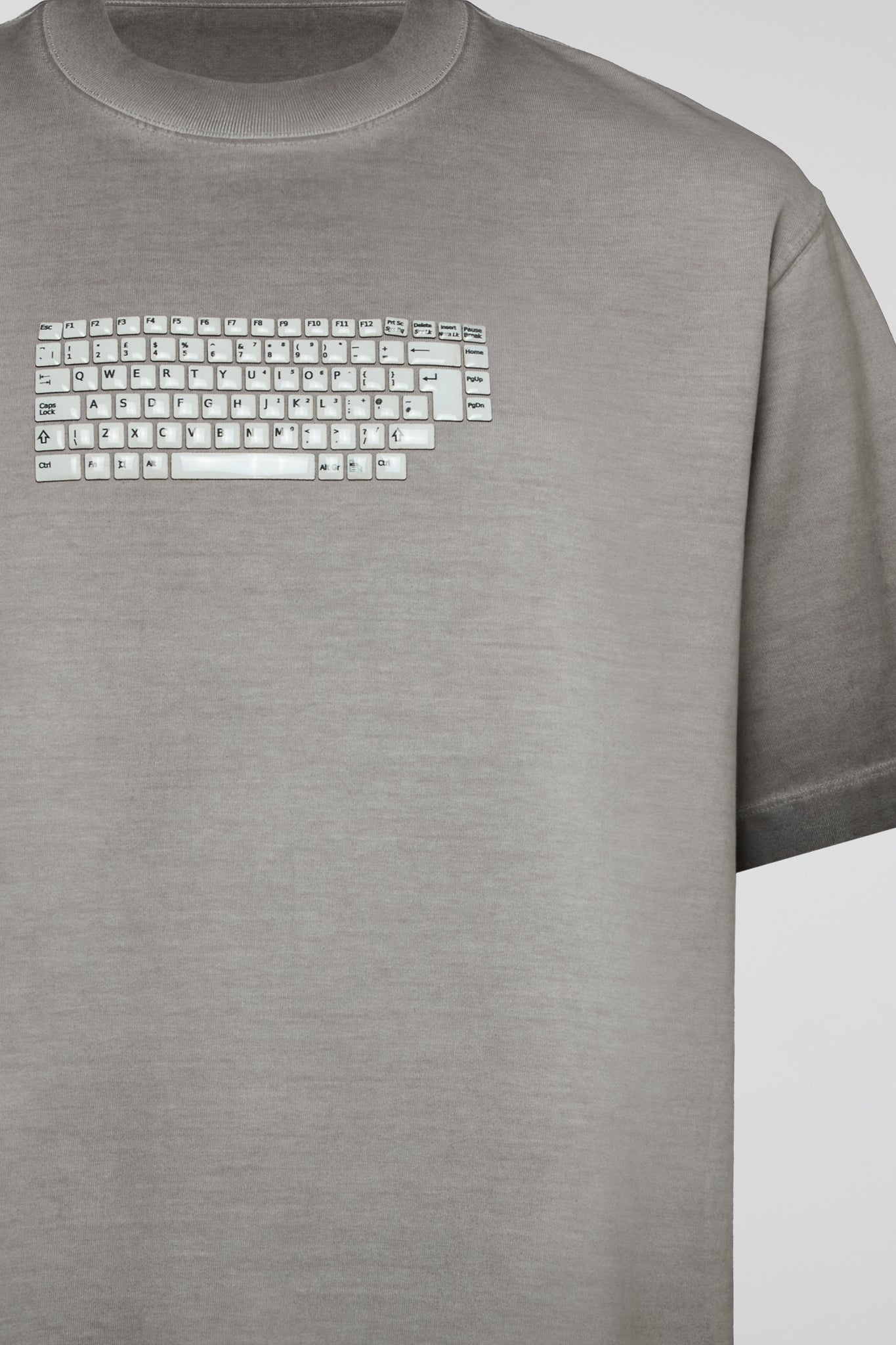 Keyboard Washed Grey T-Shirt