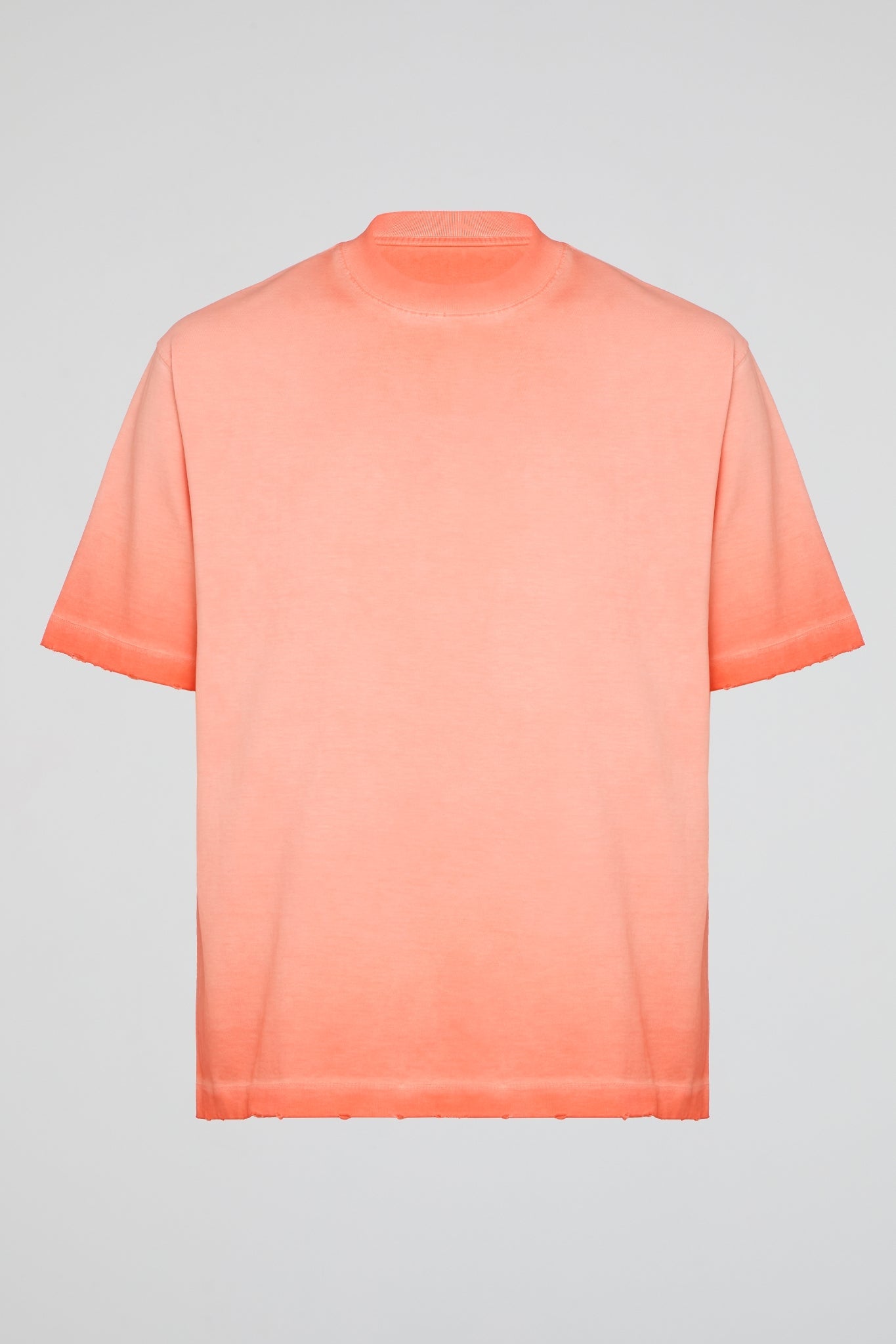 DUMIST Washed Raw Edge Essential Tee