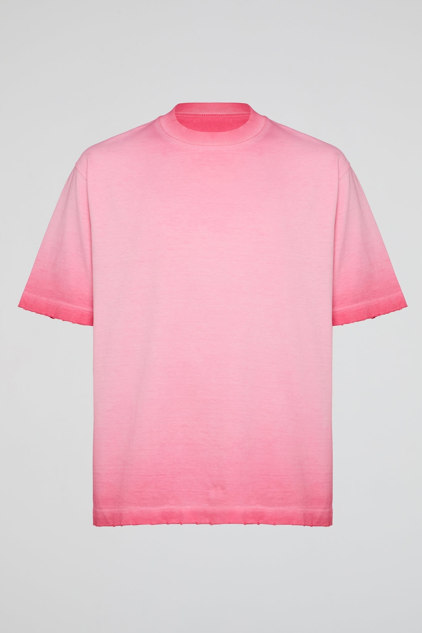 DUMIST Washed Raw Edge Essential Tee