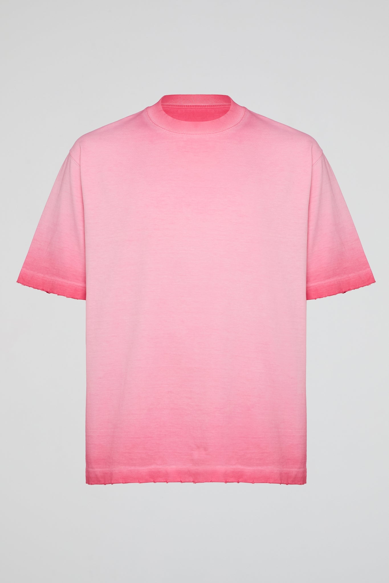 DUMIST Washed Raw Edge Essential Tee