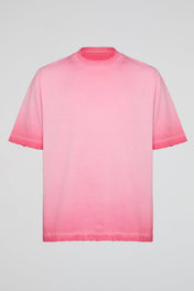 DUMIST Washed Raw Edge Essential Tee