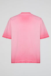 DUMIST Washed Raw Edge Essential Tee