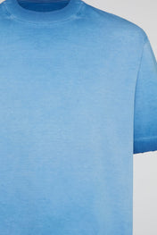 DUMIST Washed Raw Edge Essential Tee
