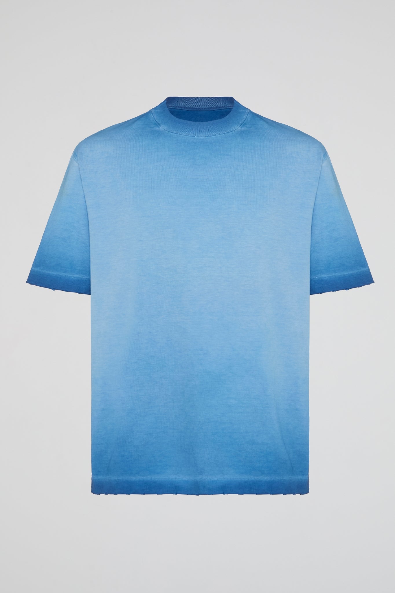 DUMIST Washed Raw Edge Essential Tee