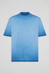 DUMIST Washed Raw Edge Essential Tee