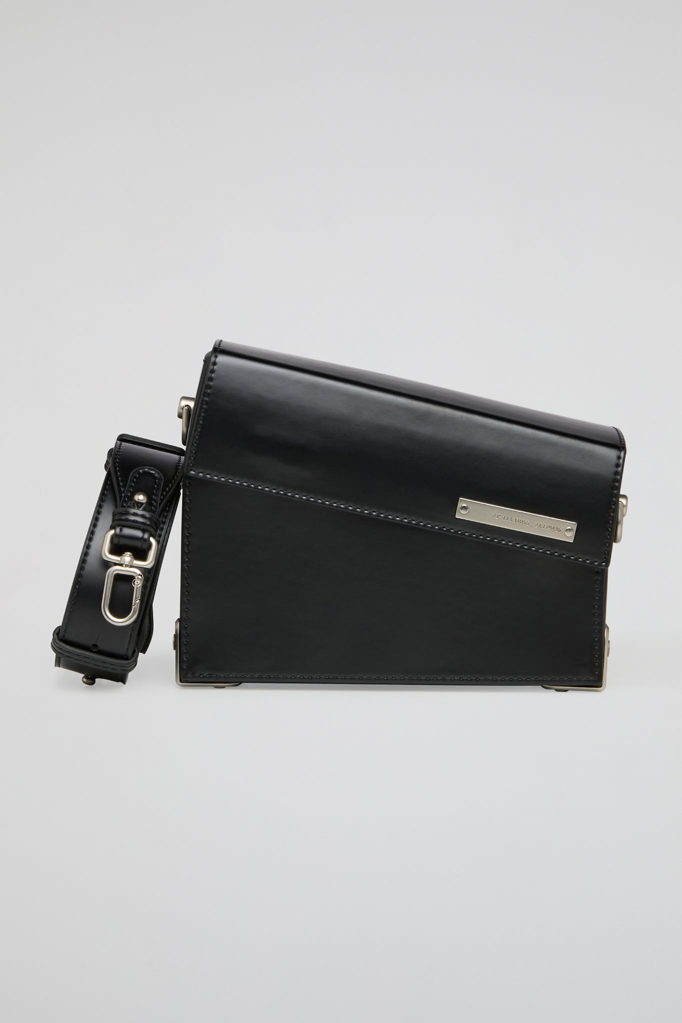 DUMIST - BLACK LEATHER SHOULDER BAG & MINI SATCHEL