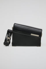 DUMIST - BLACK LEATHER SHOULDER BAG & MINI SATCHEL