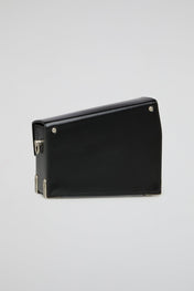 DUMIST - BLACK LEATHER SHOULDER BAG & MINI SATCHEL